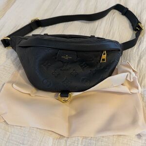 Louis Vuitton Black Monogram Bumbag
